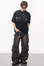 Harsh and Cruel Gradient Washed Logo Tee