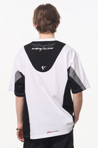 Harsh and Cruel Colorblock Racing Printed Tee