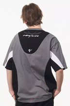 Harsh and Cruel Colorblock Racing Printed Tee