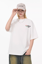 Harsh and Cruel Puff Print Flowers Tee