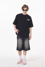 Harsh and Cruel Puff Print Flowers Tee