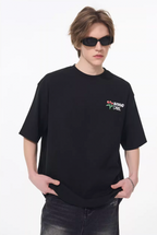 Harsh and Cruel Puff Print Flowers Tee