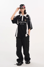 Harsh and Cruel Vintage Jersey Training Polo Shirt