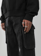 F3F Select Fringe Multi Pocket Work Cargo Jeans