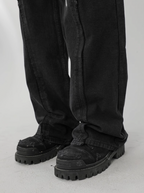 F3F Select Fringe Multi Pocket Work Cargo Jeans