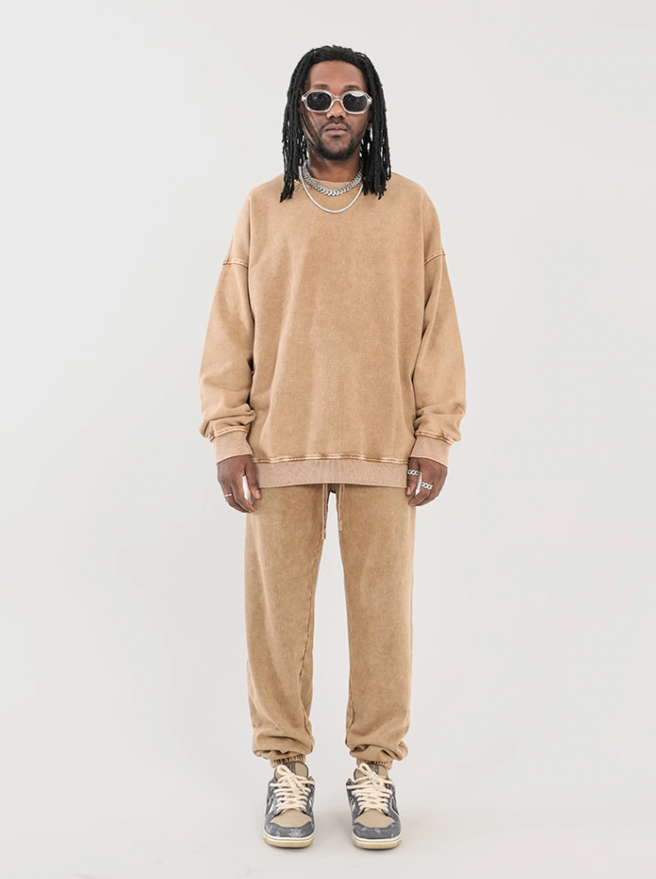 F3F Select Wash Old Loose Drawstring Sweatpants