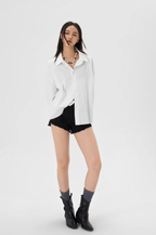 JHYQ Hot Diamond Striped Long Sleeved Shirt