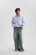 JHYQ Hot Diamond Striped Long Sleeved Shirt