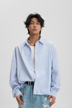 JHYQ Hot Diamond Striped Long Sleeved Shirt