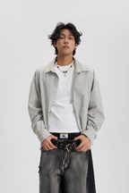 JHYQ Hot Diamond Striped Long Sleeved Shirt