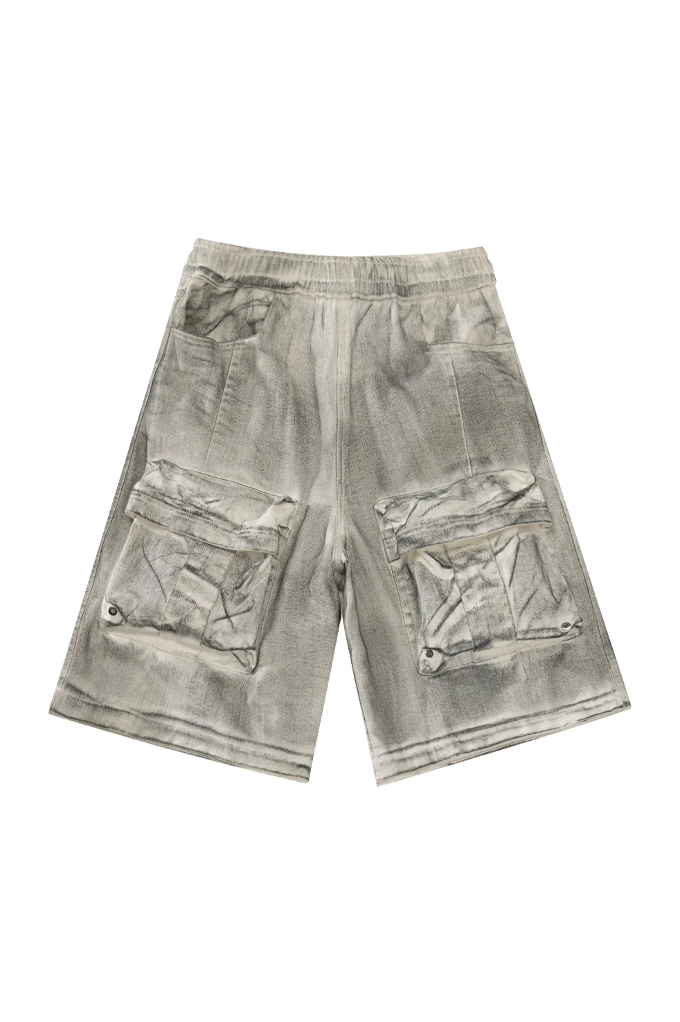 JHYQ Dirty Dye Multi Pocket Removable Work Cargo Pants