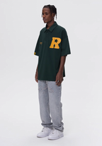 UNTILWERICH R Star Embroidery Short Sleeve Polo