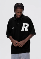 UNTILWERICH R Star Embroidery Short Sleeve Polo