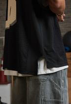 REAIMNESS Mesh Graffiti Rugby Jersey