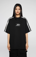 Achock Stripes Logo Printed Tee