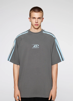 Achock Stripes Logo Printed Tee