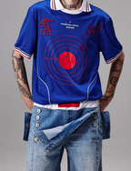 4tra "Rebel Pirate" Bullseye Soccer Jersey Tee