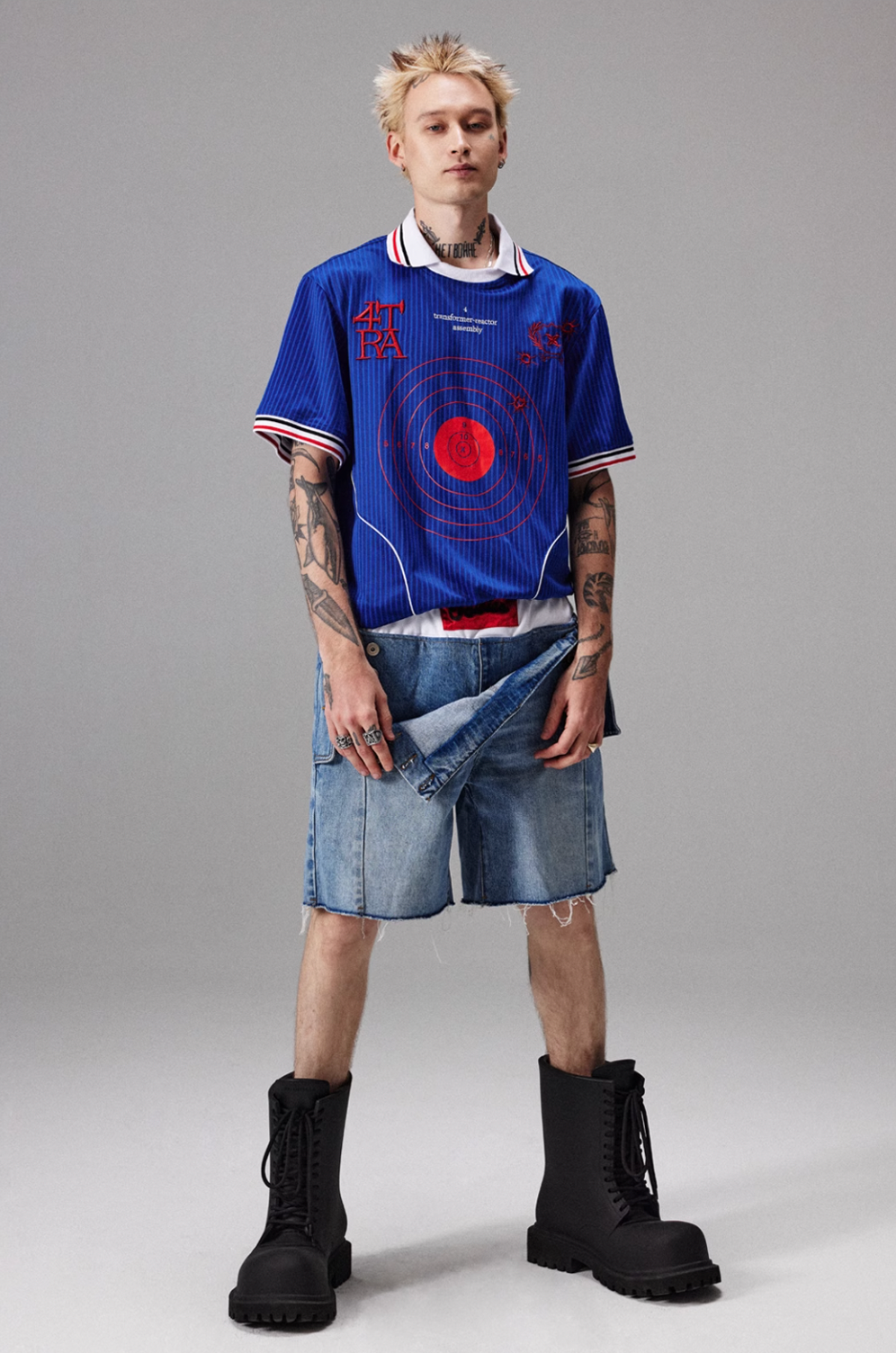 4tra "Rebel Pirate" Bullseye Soccer Jersey Tee