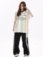 INSstudios Lace Letters Logo Soccer Jersey