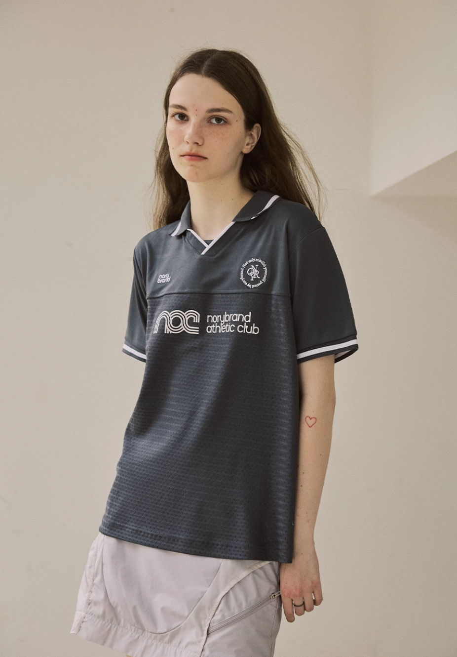 NORYBRAND Sports Club Mesh Patchwork Soccer Jersey Polo