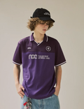 NORYBRAND Sports Club Mesh Patchwork Soccer Jersey Polo