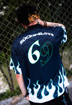 SUC Flame Full Print Gradient Soccer Jersey Polo