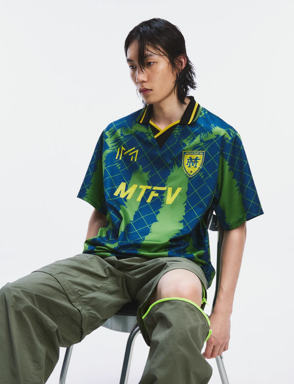 MOUNTAINFEVER Coconut Stripe Soccer Jersey Polo