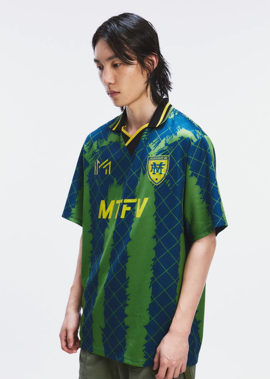 MOUNTAINFEVER Coconut Stripe Soccer Jersey Polo