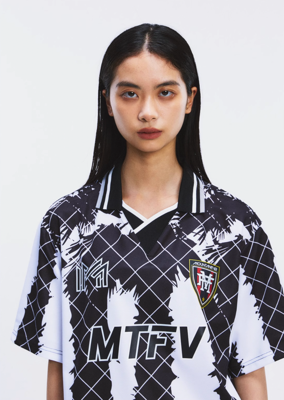 MOUNTAINFEVER Coconut Stripe Soccer Jersey Polo