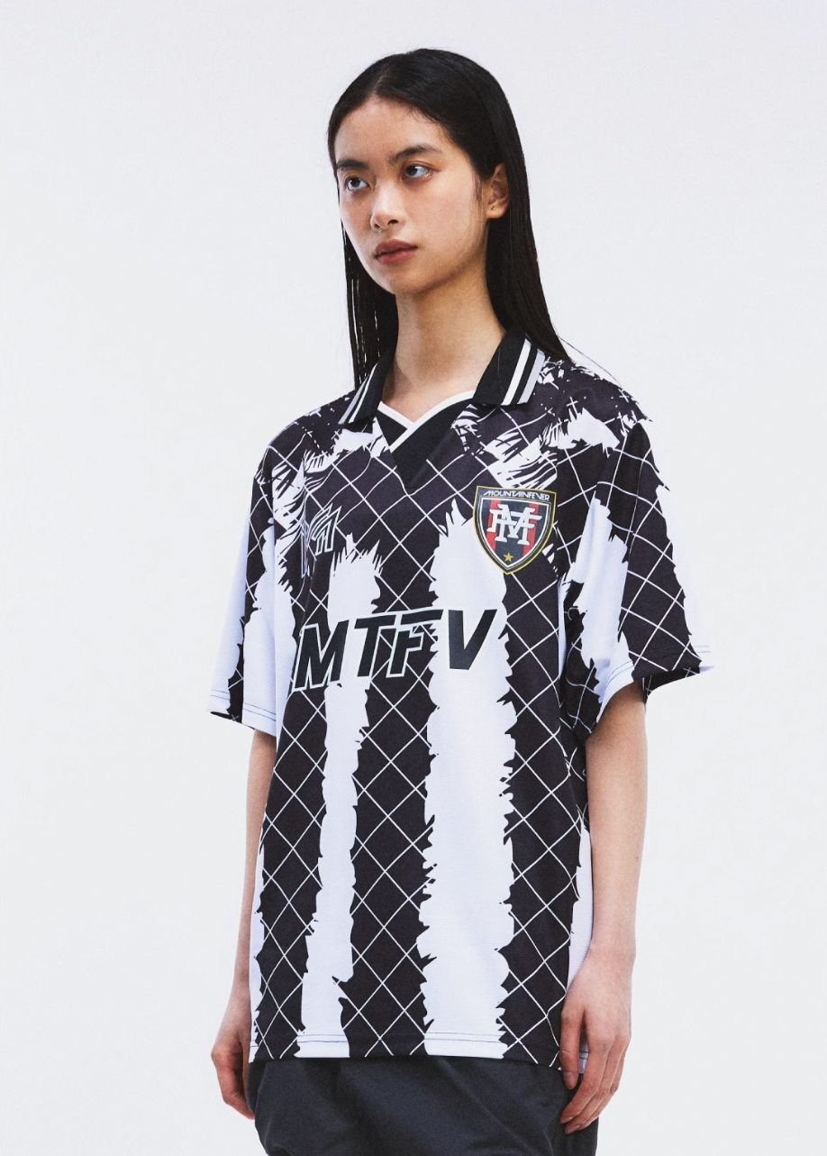 MOUNTAINFEVER Coconut Stripe Soccer Jersey Polo