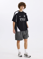 TBALLER Mesh Patchwork Color Blocking Soccer Jersey