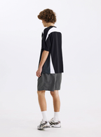 TBALLER Mesh Patchwork Color Blocking Soccer Jersey
