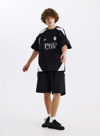 TBALLER Mesh Patchwork Color Blocking Soccer Jersey
