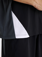 TBALLER Mesh Patchwork Color Blocking Soccer Jersey