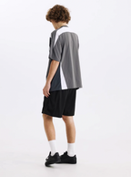 TBALLER Mesh Patchwork Color Blocking Soccer Jersey