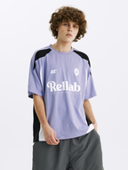 TBALLER Mesh Patchwork Color Blocking Soccer Jersey