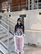 CHILLLIFE Logo Flame Long Sleeved Jersey