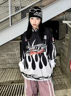 CHILLLIFE Logo Flame Long Sleeved Jersey