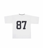 MHARF 87 Logo Vintage Mesh Sports Hockey Jersey
