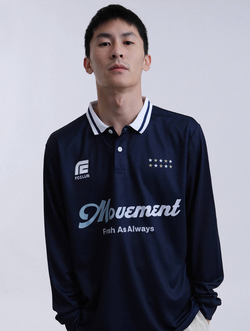 FCCLUB Long Sleeved Soccer Jersey Polo