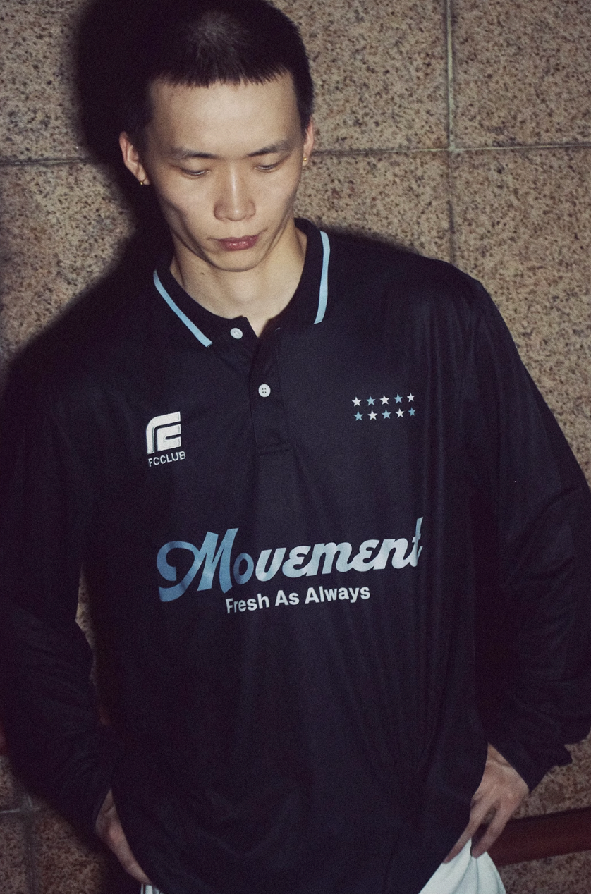 FCCLUB Long Sleeved Soccer Jersey Polo