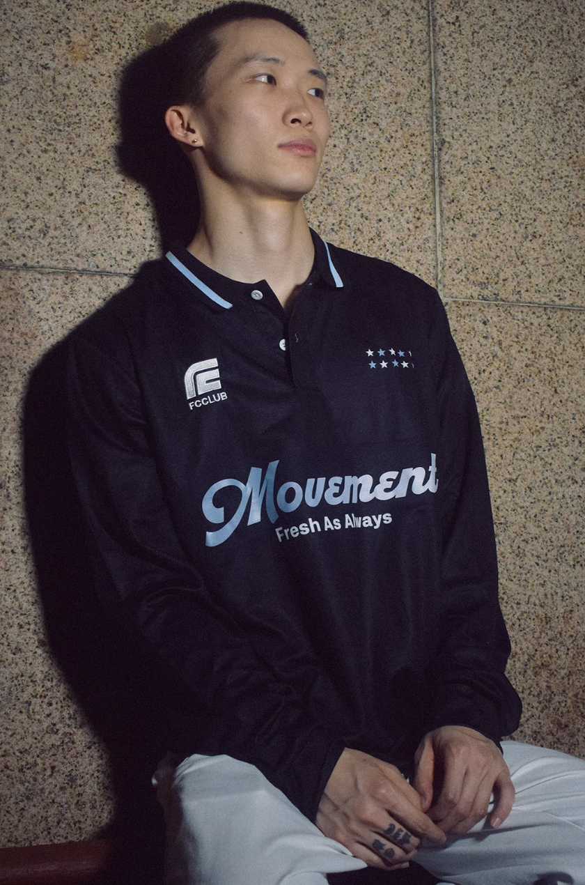 FCCLUB Long Sleeved Soccer Jersey Polo