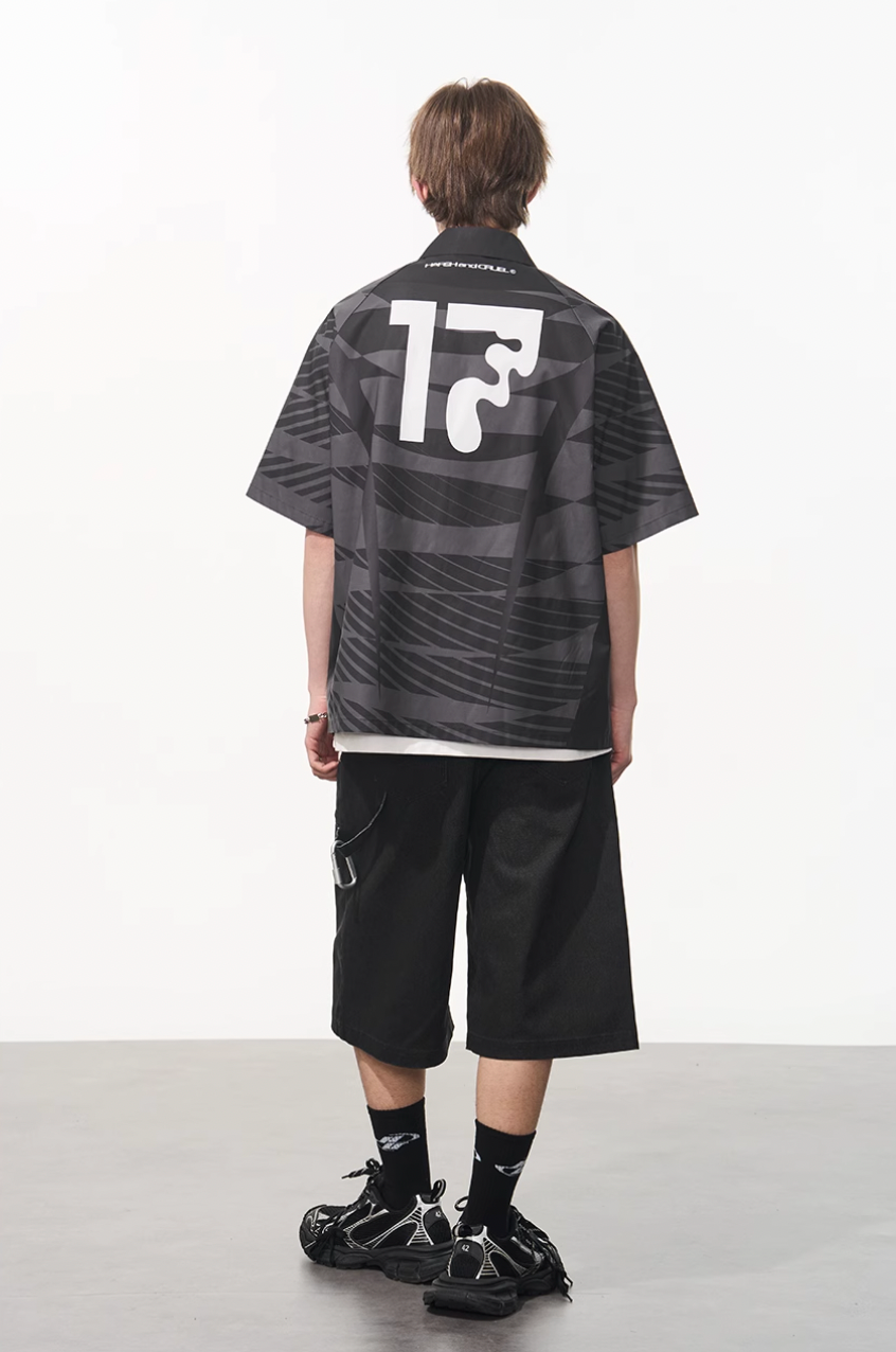 Harsh and Cruel Colorblock Digital Sports Print Shirt
