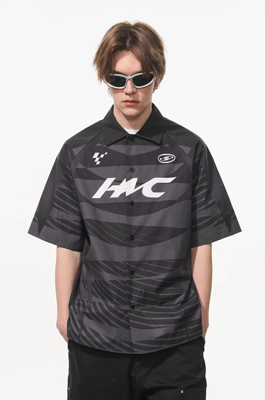 Harsh and Cruel Colorblock Digital Sports Print Shirt