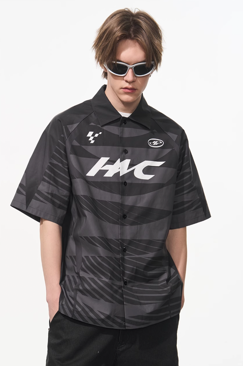 Harsh and Cruel Colorblock Digital Sports Print Shirt