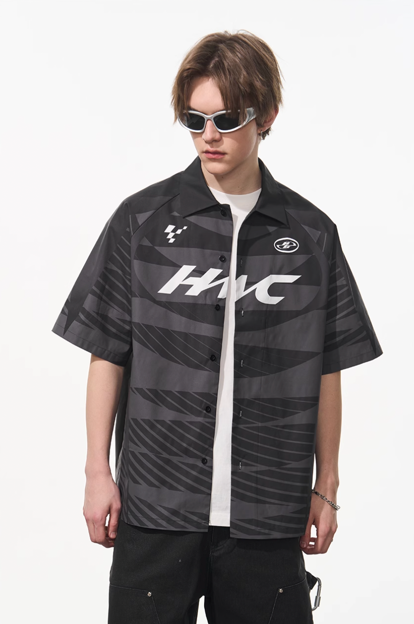 Harsh and Cruel Colorblock Digital Sports Print Shirt