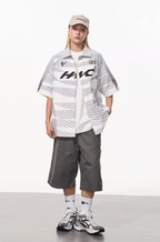 Harsh and Cruel Colorblock Digital Sports Print Shirt