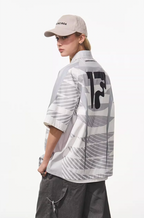 Harsh and Cruel Colorblock Digital Sports Print Shirt