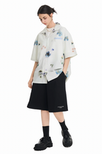 Harsh and Cruel Floral Oil Painting Cuban Shirt