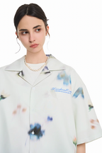 Harsh and Cruel Floral Oil Painting Cuban Shirt